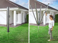 Séchoir parapluie 60 m rétractation automatique hauteur ajustable