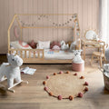 Lit cabane enfant bois 90x190 cm