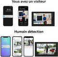 Kit visiophone connecté 2 fils écran 7 pouces déverrouillage distance