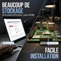 Kit Raspberry Pi 5 8 Go alimentation 27 W boîtier ventilateur HDMI 4K