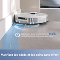 Robot aspirateur laveur vidage automatique serpillières relevables 7000 Pa