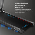 Tapis de course pliable 1500W 14 km/h inclinaison manuelle surface 40 x 110 cm 12 programmes LCD capteur pulsations