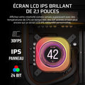 Refroidisseur liquide CPU écran LCD 3 ventilateurs RGB noir