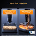 Nettoyeur vapeur sans fil 180 degrés 22 kPa séchage 5 min contrôle appli