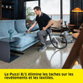 Injecteur extracteur professionnel réservoirs séparés rendement 12–18 m² h