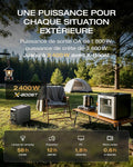 Station électrique portable 1024 Wh 1800 W charge rapide USB C 100 W