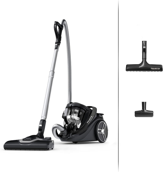 Aspirateur sans sac silencieux 59 dB consommation basse filtration haute efficacité 12 m Silence Force Cyclonic