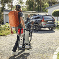 Porte vélos sur attelage EasyFold XT 2 vélos coloris noir aluminium