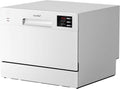 Lave vaisselle compact TD602E-W pose libre écran LED 65L blanc 47 dB
