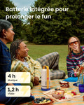 Projecteur portable 1080P batterie intégrée autofocus compatible Google TV Netflix