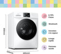 Lave linge autonome CFP03EW100W-FR 10 kg classe A-10% soin vapeur moteur BLDC Woolmark panneau tactile blanc