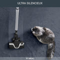 Aspirateur avec sac silencieux haute filtration 45 L accessoires poils animaux Silence Force rouge