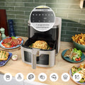 Friteuse air chaud XXL 7,2 L 7 programmes vitre éclairée