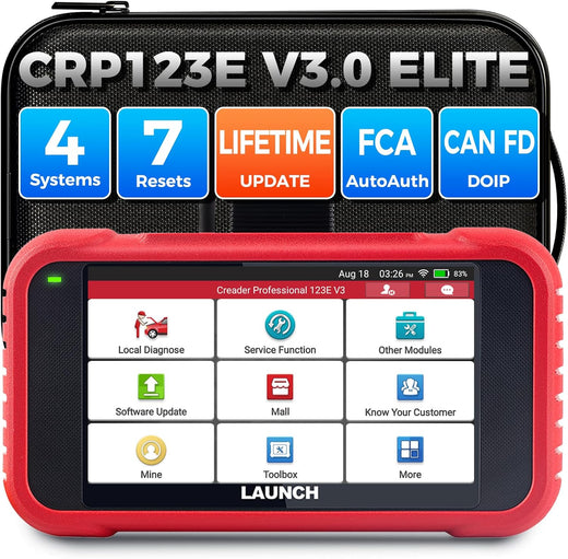 Valise diagnostic auto OBD2 4 systèmes avec réinitialisations multiples