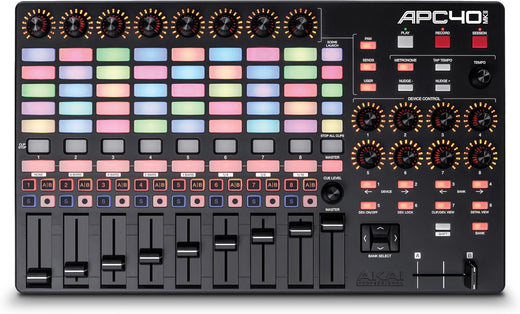 Contrôleur MIDI APC40 MKII USB matrice 5x8 molettes faders logiciels inclus