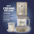 Machine glace sorbetière CREAMi Deluxe NC502EUSTGD 2 bacs 10 fonctions pièces lavables