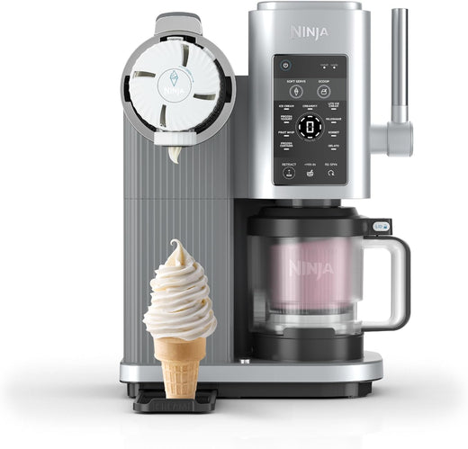 Machine glace et sorbetière CREAMi Scoop and Swirl 13 modes 2 pots pièces lavables NC701EU