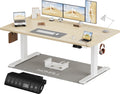 Bureau assis debout électrique 160x80 cm hauteur réglable mémoire anti collision