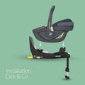 Base siège auto pivotante 360 degrés ISOFIX pour enfants 40 105 cm