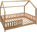 Lit cabane enfant bois 90x190 cm