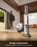 Aspirateur balai sans fil 70 Kpa 680 W 70 min pliable autoportant