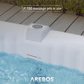 Spa gonflable 6 personnes 185x185 cm 130 buses massage 2400 W