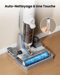 Aspirateur laveur sans fil 60 min sec humide 1,3 L nettoyage angles bords sols durs