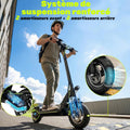 Trottinette électrique adulte tout terrain 800 2000 W batterie 48 V autonomie 50 90 km