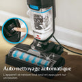 Aspirateur balai laveur filaire aspire et lave sols durs