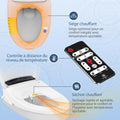 Abattant WC japonais électrique lavant séchant cuvette chauffante