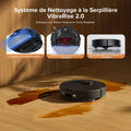 Aspirateur robot laveur station 10000 Pa vidage automatique navigation évitement obstacles