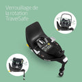 Base siège auto pivotante 360 degrés ISOFIX pour enfants 40 105 cm