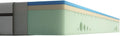 Matelas 140x190 hauteur 18 cm mémoire forme Airgocell housse respirante