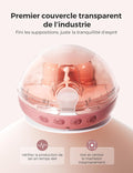 Tire lait portable Air 1 ultra fin mains libres charge sans fil contrôle app mode auto alerte remplissage