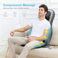 Siège massant shiatsu dos cou chaleur compression 2D 3D
