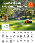 Robot tondeuse Navimow i105E sans fil 500 m² RTK Vision cartographie IA limite virtuelle multizone