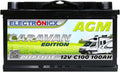 Batterie AGM 12 V 100 Ah décharge profonde étanche caravane solaire