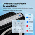 Purificateur air maison AP-1512HH mode éco ioniseur CADR 421 m3/h filtration particules 001 µm noir