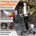Trottinette électrique adulte 350 W 25 km h autonomie 35 km pneus increvables
