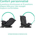 Siège auto pivotant 360 i Size 40 150 cm inclinaison réglable