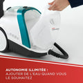 Nettoyeur vapeur 4 bars autonomie illimitée recharge continue avec accessoires