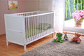 Lit bébé avec matelas mousse aloe vera barrière réglable transformable enfant