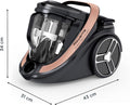 Aspirateur sans sac cyclonique 500 W 2,5 L 59 dB