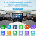 Écran moto CarPlay Android Auto 7 pouces étanche double Bluetooth navigation