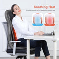 Siège massant shiatsu dos cou chaleur compression 2D 3D