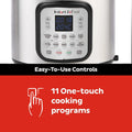 Multicuiseur Duo Crisp 11 en 1 76 L autocuiseur friteuse air mijoteuse vapeur sous vide déshydrateur gril