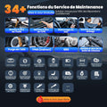Valise diagnostic auto bidirectionnelle OBD2 réinitialisations multiples CANFD DOIP