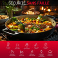 Plaque de cuisson induction et gaz 4 foyers 3400W 4600W encastrement 56x49 cm