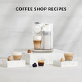 Machine à café système lait automatique 19 bars 1400W blanc