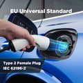 Station recharge EV 7,4 kW type 2 câble 6 m intérieur extérieur
